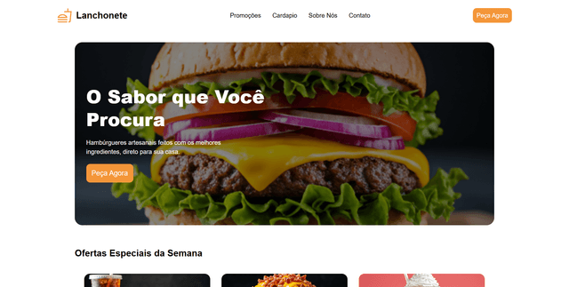 Site para Restaurante